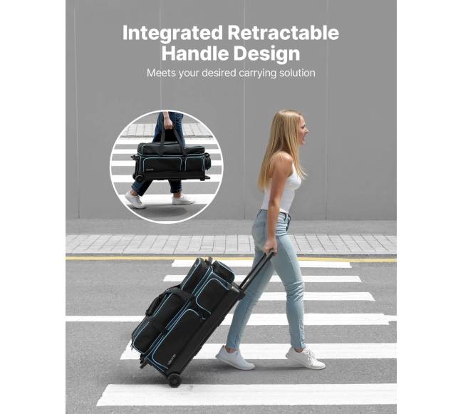 3 kamuolių boulingo krepšys su ratukais5