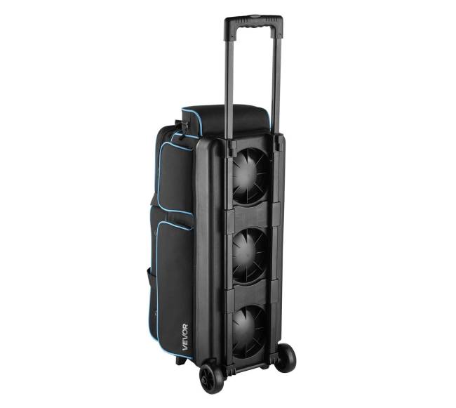 3 kamuolių boulingo krepšys su ratukais9