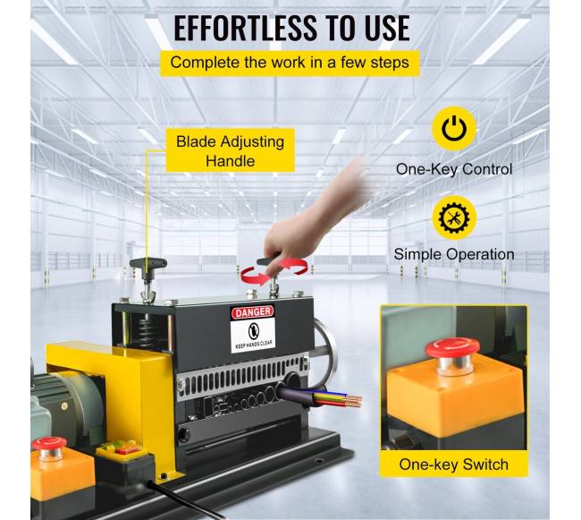 400W elektrinė laido nuėmimo mašina, 1.5-38mm5