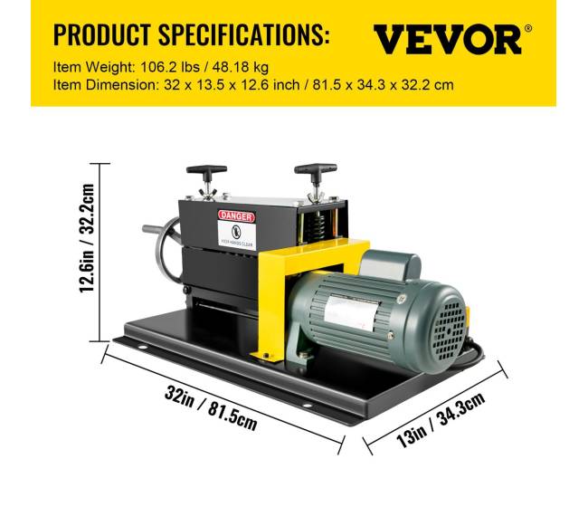 400W elektrinė laido nuėmimo mašina, 1.5-38mm6
