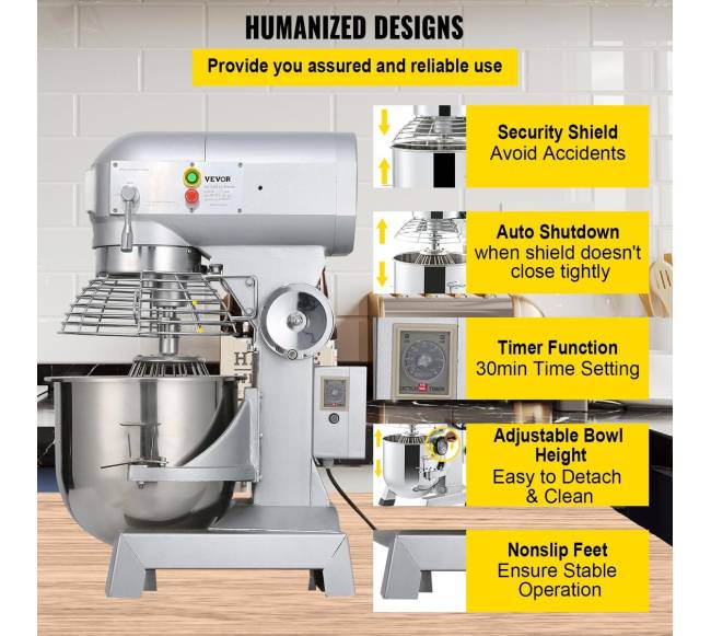 15L trijų greičių maistodziūvio maišytuvas5