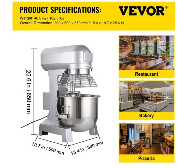 15L trijų greičių maistodziūvio maišytuvas6