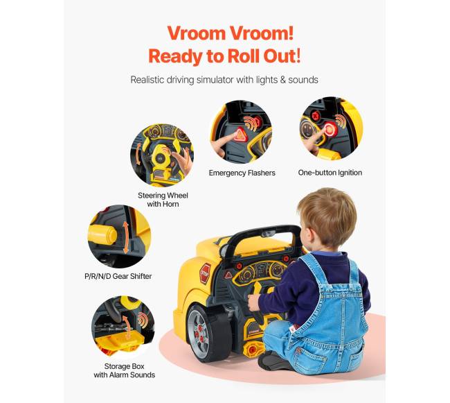 Vaikų žaislas variklio remontui su dalimis3