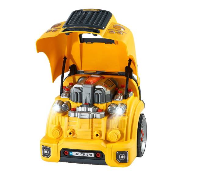 Vaikų žaislas variklio remontui su dalimis8