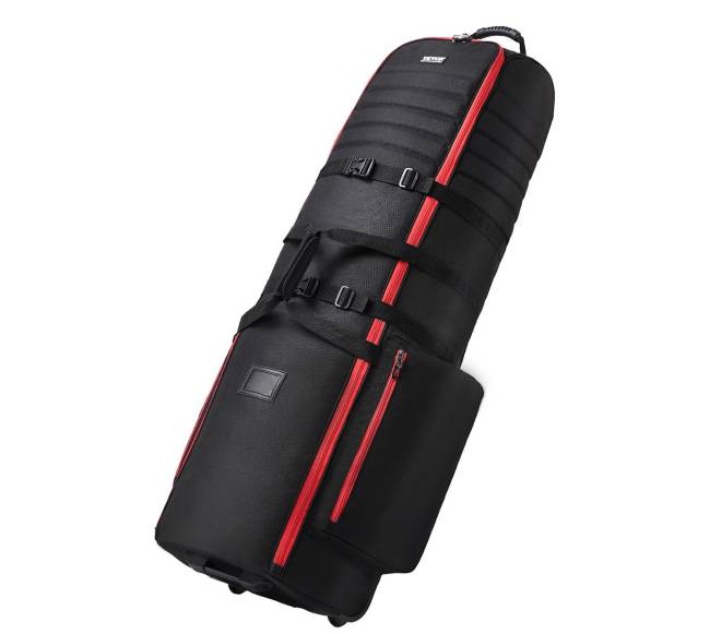 Golfo lazdų kelioninis krepšys su ratukais0