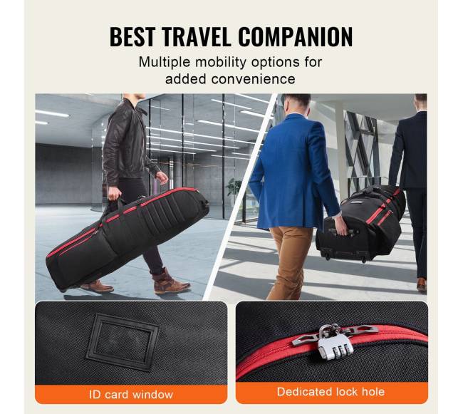 Golfo lazdų kelioninis krepšys su ratukais5