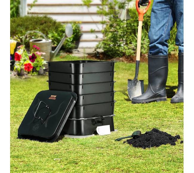 5 dėklų kirminų komposteris, 50 L7