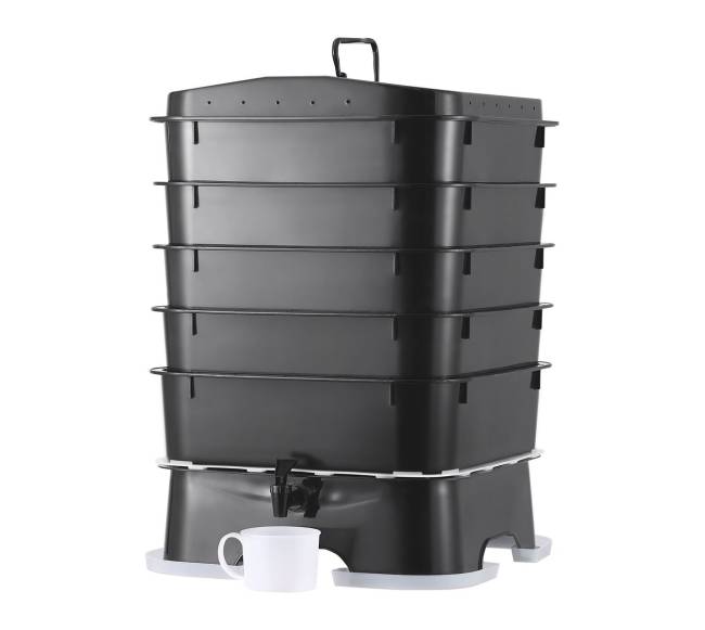 5 dėklų kirminų komposteris, 50 L8