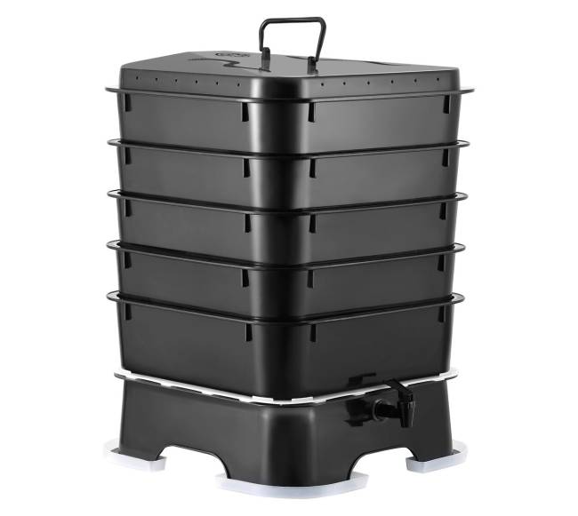 5 dėklų kirminų komposteris, 50 L9