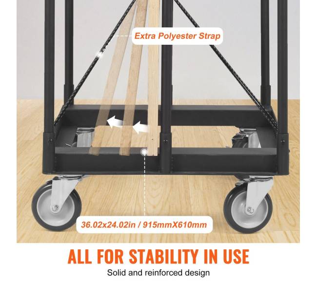 Gipso kartono vežimėlis, 680 kg talpos2