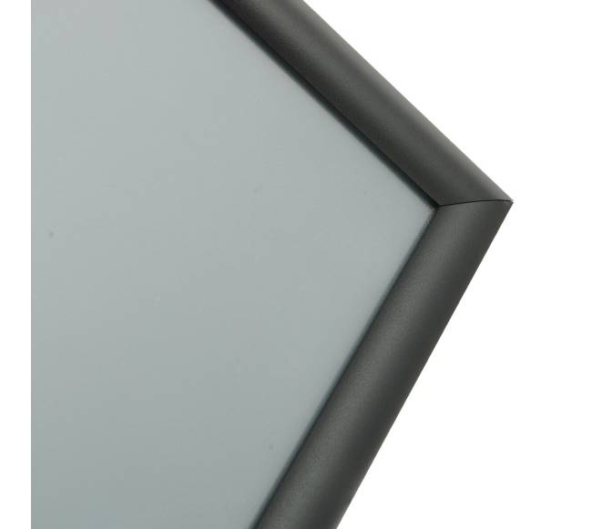 Juodas reguliuojamas stovimos iškabos laikiklis8