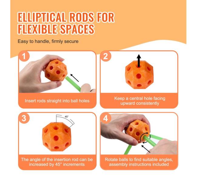 Vaikų palapinės statymo rinkinys švytinčia tamsoje3