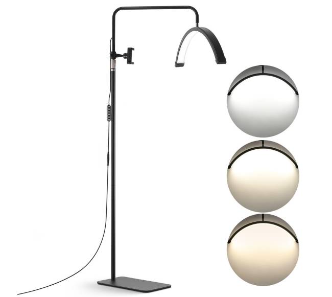 Estetinės pusmėnulio LED dimmable lempa0