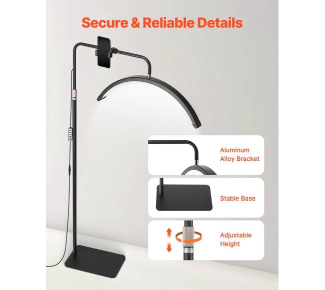 Estetinės pusmėnulio LED dimmable lempa4