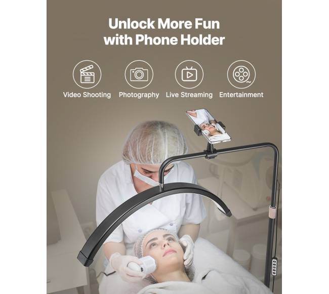 Estetinės pusmėnulio LED dimmable lempa5