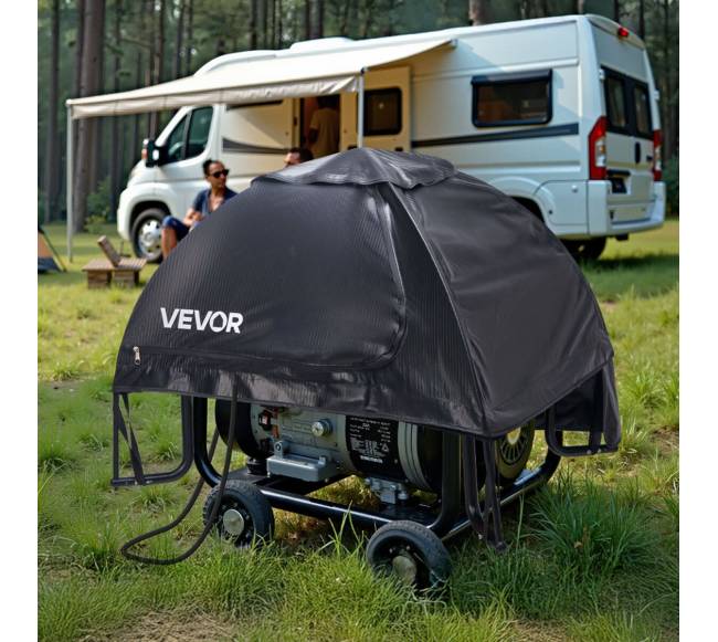 Universalus generatoriaus dangtelis 91x66x66 cm juodas7