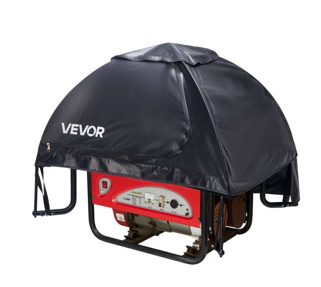 Universalus generatoriaus dangtelis 91x66x66 cm juodas10