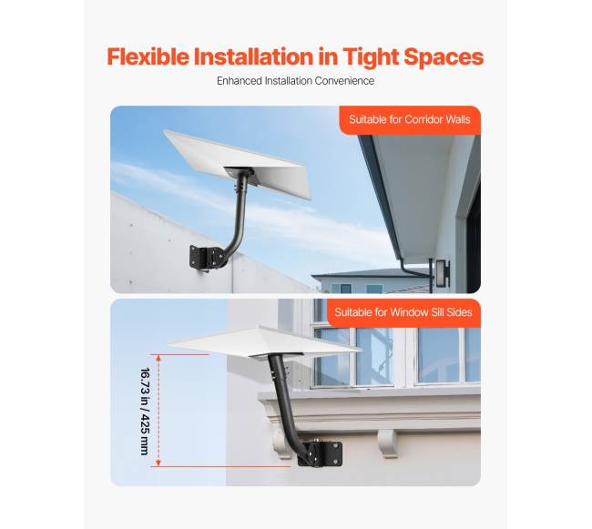 Starlink Gen 3 reguliuojamas sieninis laikiklis5