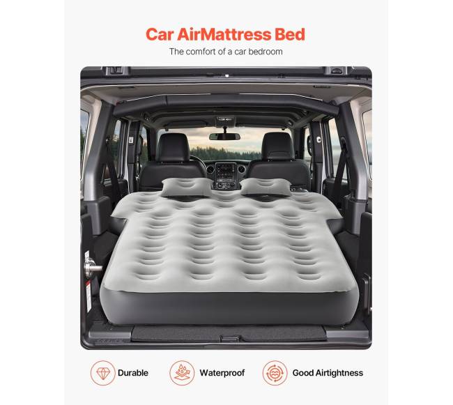 Automobilinė pripučiama čiužinių lova su pompa1