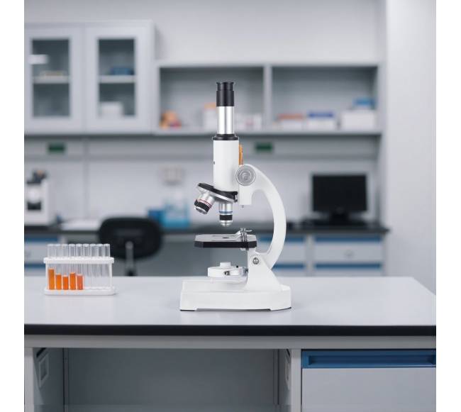 Profesionalus monokulinis mikroskopas 40-2000X7
