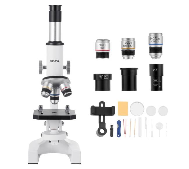 Profesionalus monokulinis mikroskopas 40-2000X8