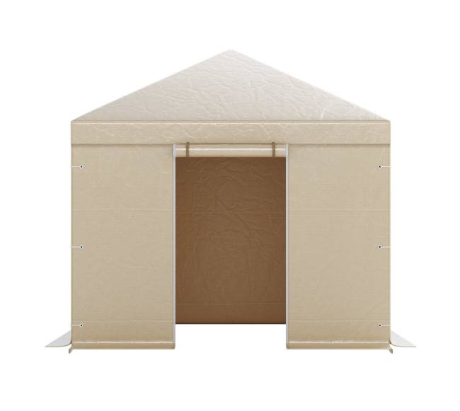 Žiemos palapinės uždangalas 3.05 x 3.05 m kietiems stogams9