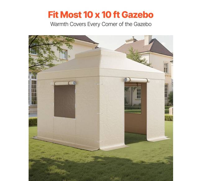 Žiemos tente pavėsinei 3.05 x 3.05 m1