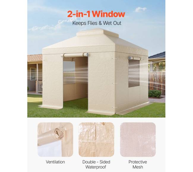 Žiemos tente pavėsinei 3.05 x 3.05 m4