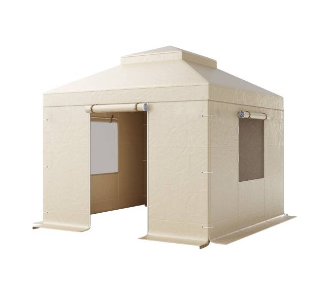 Žiemos tente pavėsinei 3.05 x 3.05 m8