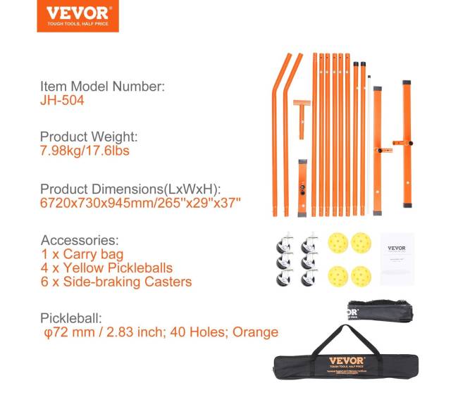 Pernešama 22 pėdų ilga tinklinio savipagalbos sistema6