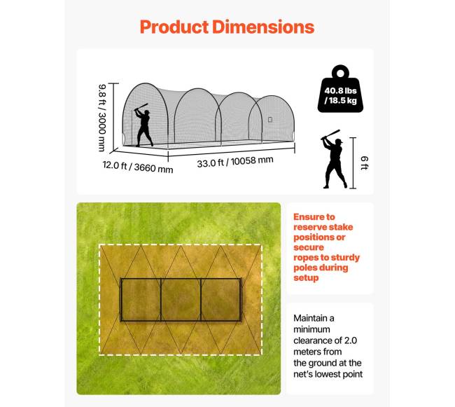 Nešiojama beisbolo mušimo narvo konstrukcija1