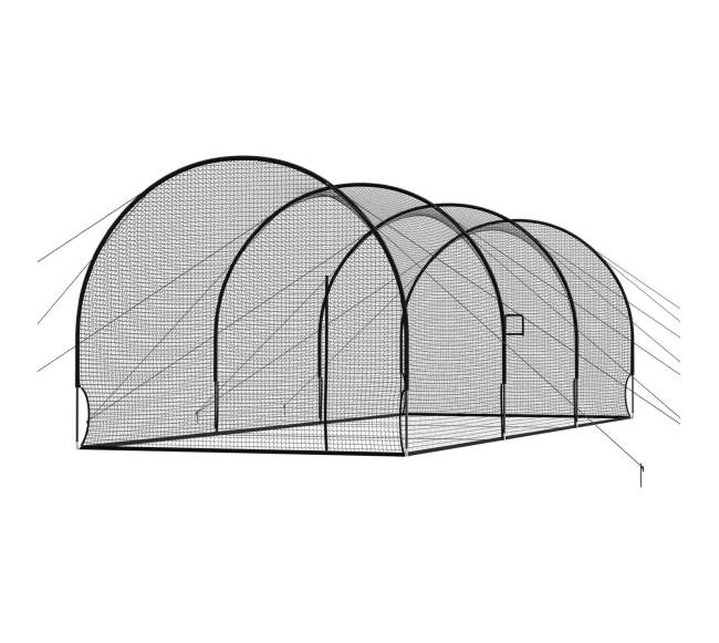 Nešiojama beisbolo mušimo narvo konstrukcija9