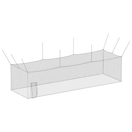 Beisbolo mušimo narvelis, 12.7 m x 3.9 m x 3.08 m, tik tinklas0