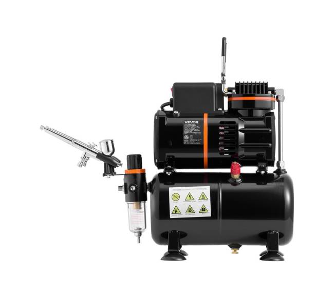 Aerografo rinkinys su kompresoriumi10