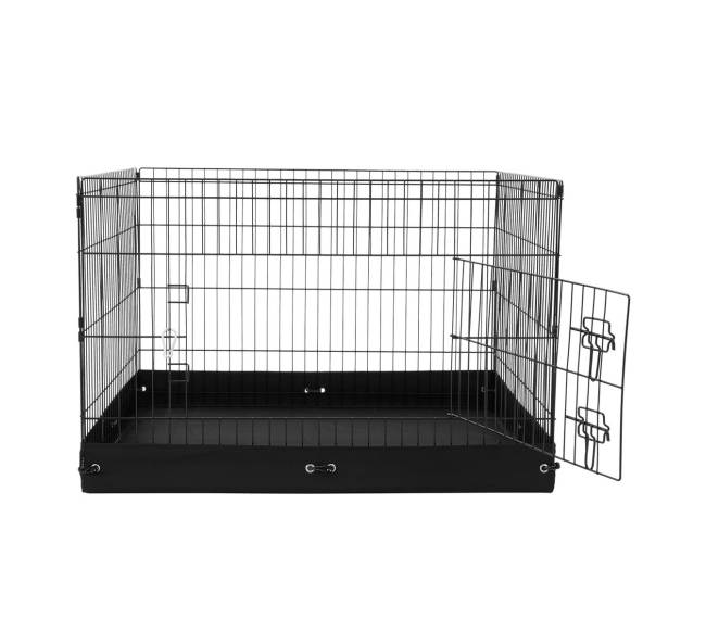 Sulankstoma 4 panelių metalinė šunų tvora9