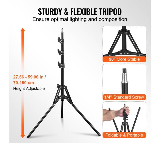 Reguliuojamas softbox apšvietimo komplektas4