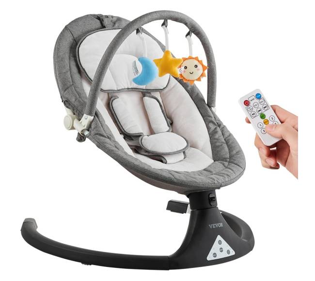 Kūdikių sūpynės su nuotolinio valdymo pultu0