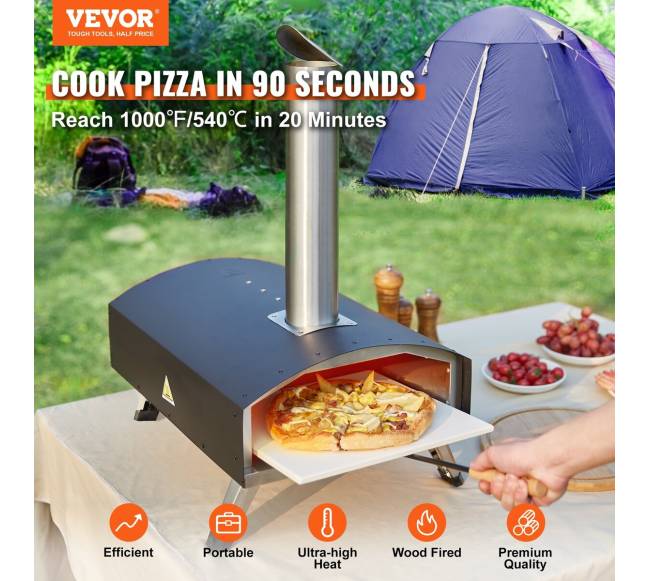 Lauko picos krosnis, 12 colių1