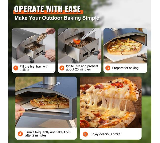 Lauko picos krosnis, 12 colių5