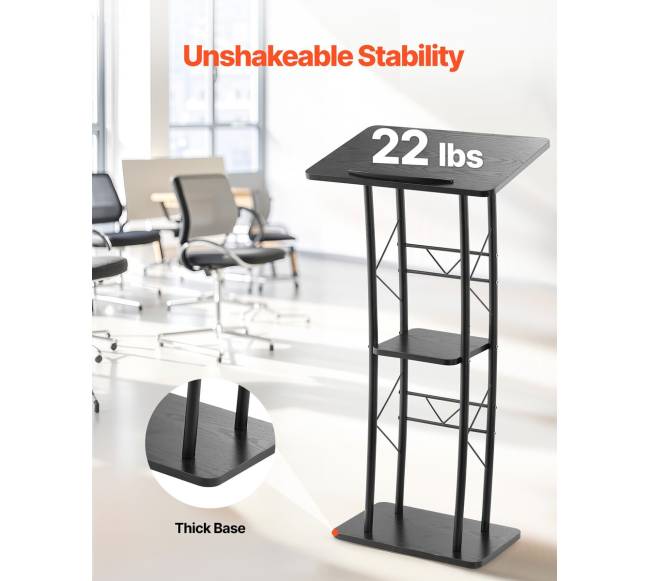 Metalinė lenkta tribūna su lentyna4