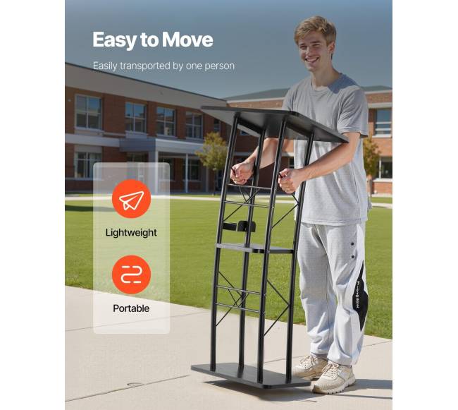 Metalinė lenkta tribūna su lentyna5