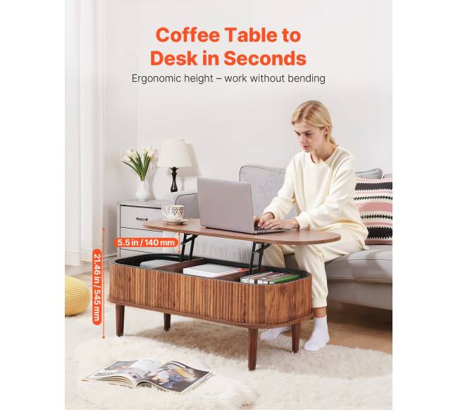 Pakeliamas ovalus riešutmedžio kavos stalas2