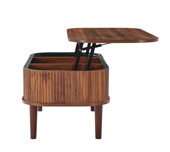 Pakeliamas ovalus riešutmedžio kavos stalas10