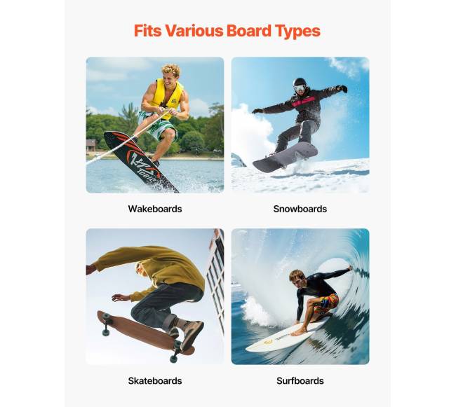 Sieninė banglenčių laikiklis, 5 aukštų5