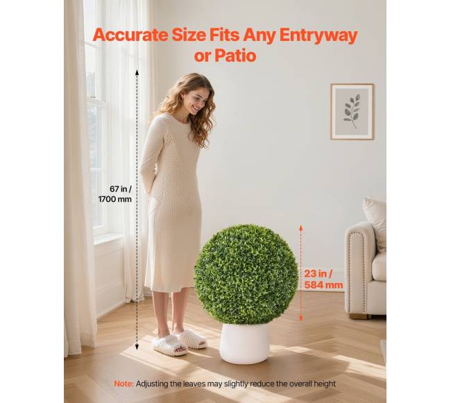 Dirbtinis buksmedžio kamuolys dekoracijoms4