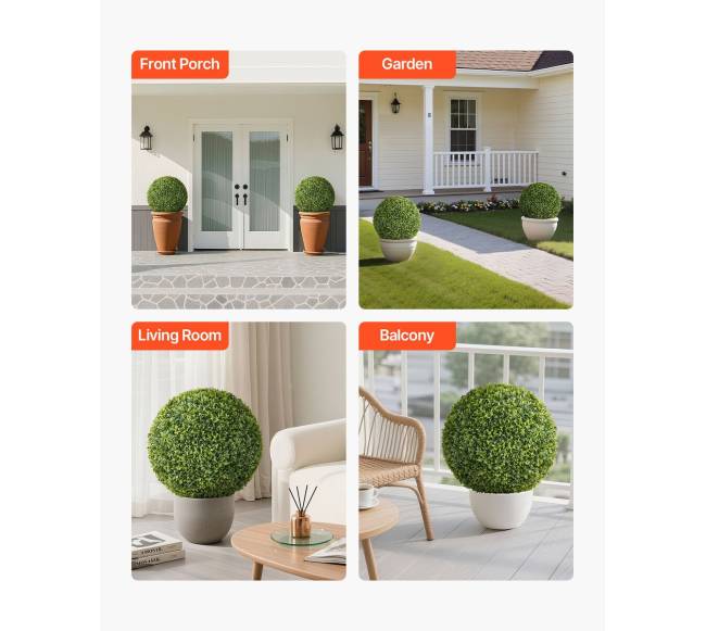 Dirbtinis buksmedžio kamuolys dekoracijoms5