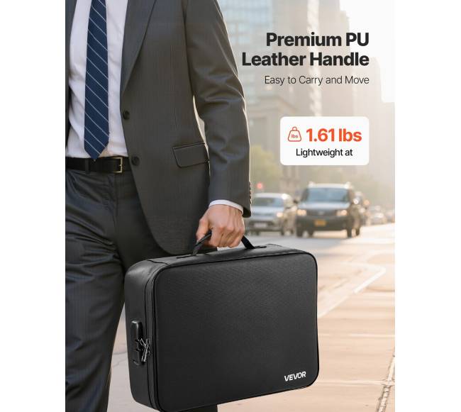 Atsparus ugniai dokumentų dėklas su užraktu4