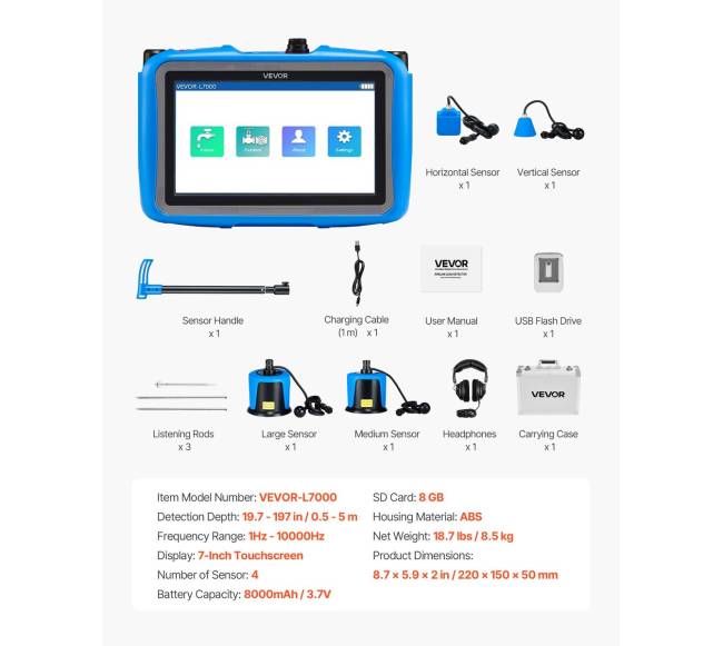 Vandens nuotėkio detektorius su 4 jutikliais6