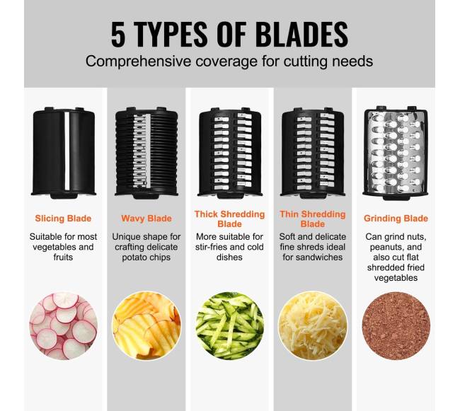 Elektrinė salotų pjaustyklė ir daržovių smulkintuvas2