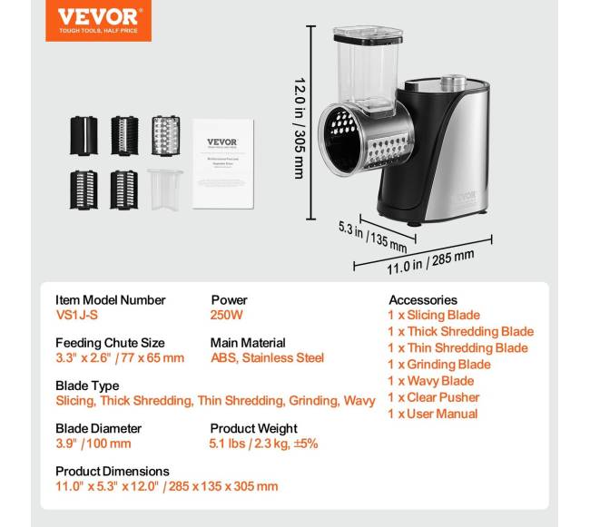 Elektrinė salotų pjaustyklė ir daržovių smulkintuvas6